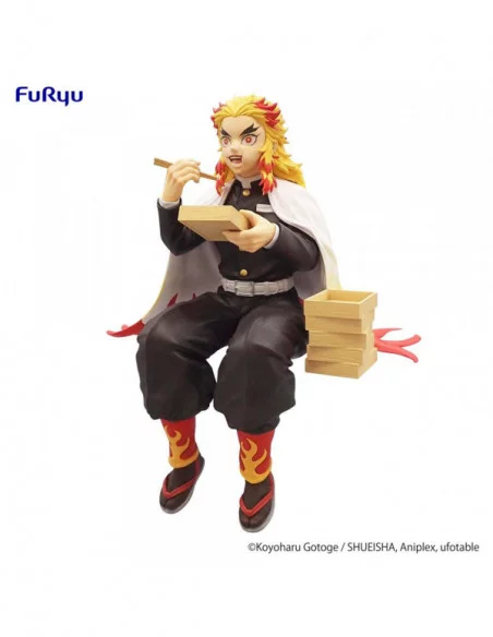 Demon Slayer: Kimetsu no Yaiba Estatua PVC Noodle Stopper Rengoku Kyojuro 14 cm