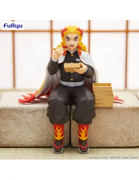 Demon Slayer: Kimetsu no Yaiba Estatua PVC Noodle Stopper Rengoku Kyojuro 14 cm