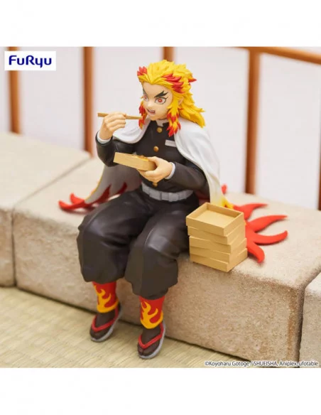 Demon Slayer: Kimetsu no Yaiba Estatua PVC Noodle Stopper Rengoku Kyojuro 14 cm