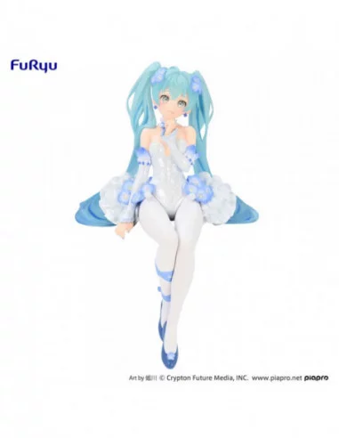 Hatsune Miku Estatua PVC Noodle Stopper Miku Flower Fairy Nemophila 15 cm