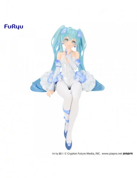 Hatsune Miku Estatua PVC Noodle Stopper Miku Flower Fairy Nemophila 15 cm