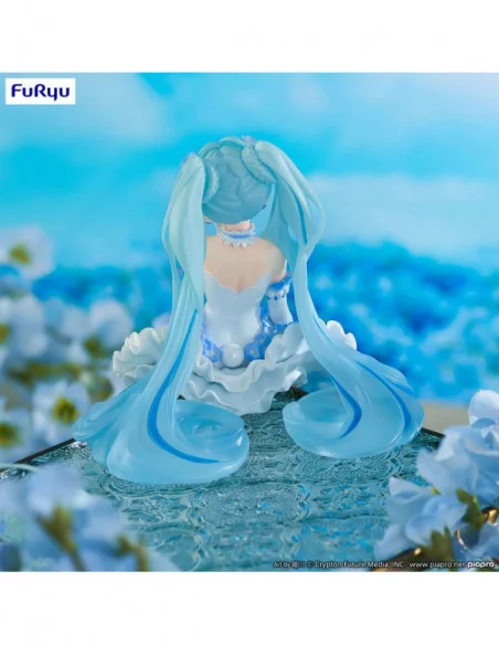 Hatsune Miku Estatua PVC Noodle Stopper Miku Flower Fairy Nemophila 15 cm