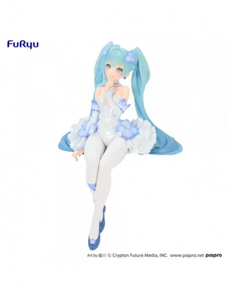 Hatsune Miku Estatua PVC Noodle Stopper Miku Flower Fairy Nemophila 15 cm