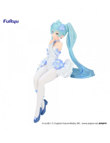 Hatsune Miku Estatua PVC Noodle Stopper Miku Flower Fairy Nemophila 15 cm