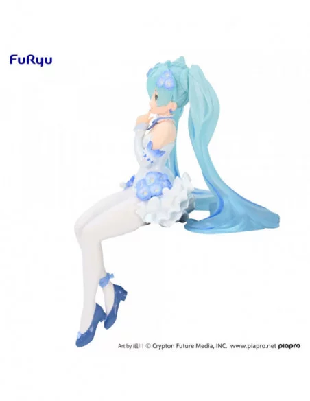 Hatsune Miku Estatua PVC Noodle Stopper Miku Flower Fairy Nemophila 15 cm