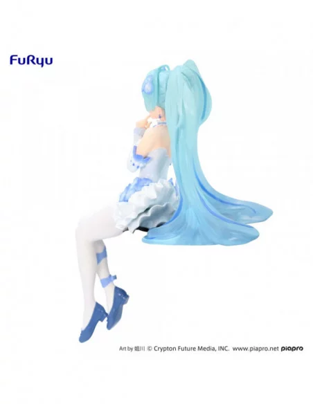 Hatsune Miku Estatua PVC Noodle Stopper Miku Flower Fairy Nemophila 15 cm