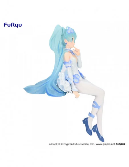 Hatsune Miku Estatua PVC Noodle Stopper Miku Flower Fairy Nemophila 15 cm