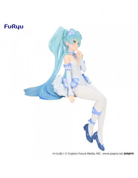 Hatsune Miku Estatua PVC Noodle Stopper Miku Flower Fairy Nemophila 15 cm