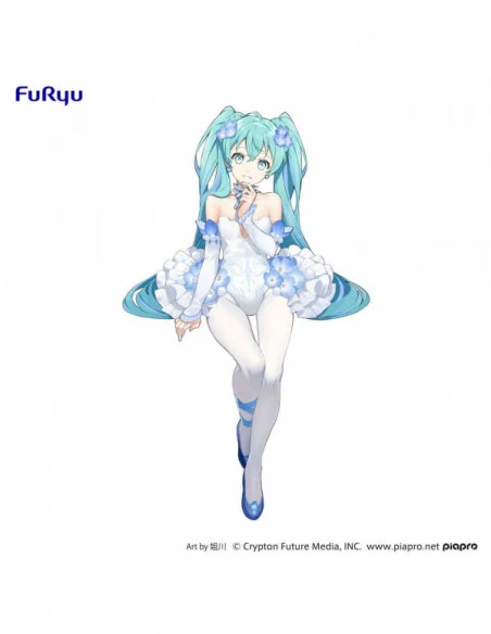 Hatsune Miku Estatua PVC Noodle Stopper Miku Flower Fairy Nemophila 15 cm