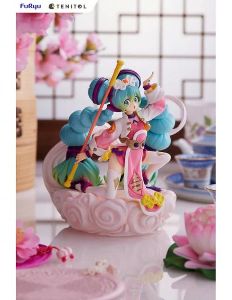 Hatsune Miku Estatua PVC Tenitol Hatsune Miku China Ver. 14 cm