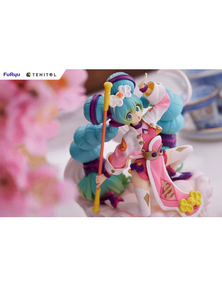 Hatsune Miku Estatua PVC Tenitol Hatsune Miku China Ver. 14 cm