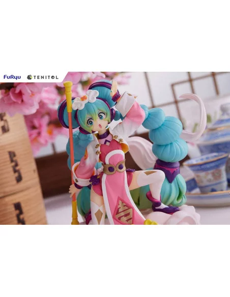 Hatsune Miku Estatua PVC Tenitol Hatsune Miku China Ver. 14 cm