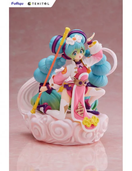 Hatsune Miku Estatua PVC Tenitol Hatsune Miku China Ver. 14 cm