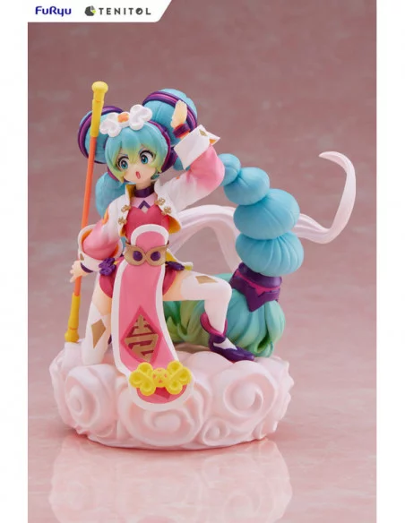 Hatsune Miku Estatua PVC Tenitol Hatsune Miku China Ver. 14 cm