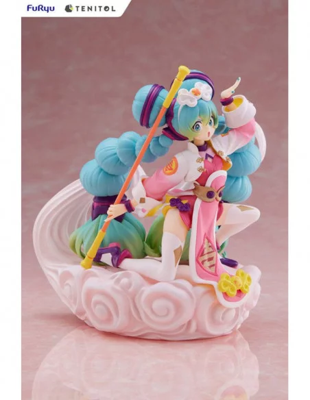 Hatsune Miku Estatua PVC Tenitol Hatsune Miku China Ver. 14 cm