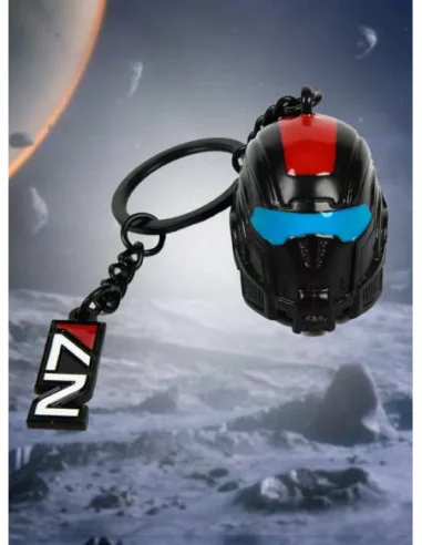 Mass Effect Llavero metálico N7 Helmet