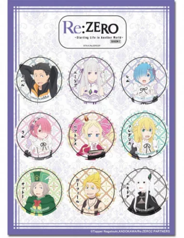 Re:Zero Starting Life in Another World Set de Pegatinas Season 2 Group C