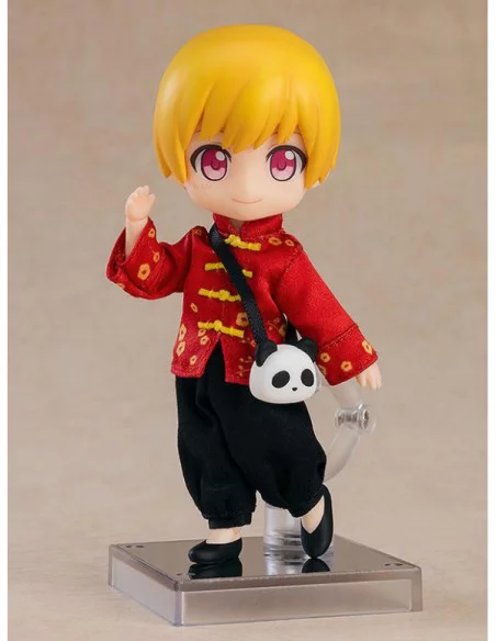 Original Character Accesorios para las Figuras Nendoroid Doll Outfit Set: Short Length Chinese Outfit (Red)