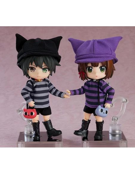 Original Character Accesorios para las Figuras Nendoroid Doll Outfit Set: Cat-Themed Outfit (Gray)