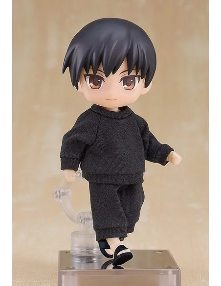 Original Character Accesorios para las Figuras Nendoroid Doll Outfit Set: Sweatshirt and Sweatpants (Black)