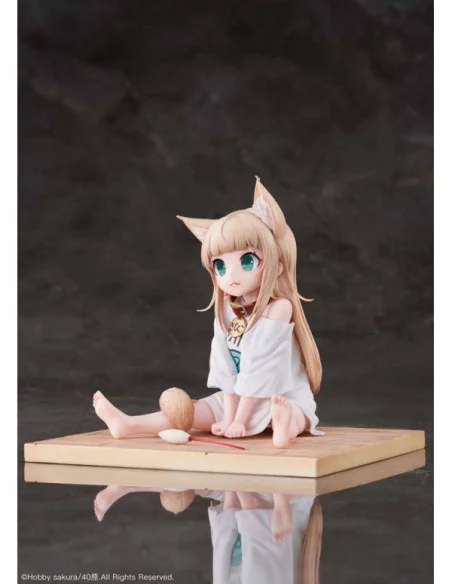 My Cat Is a Kawaii Girl Estatua PVC 1/6 Kinako Sitting Fish Ver. Deluxe Version 14 cm