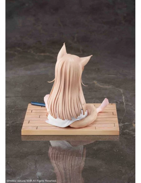 My Cat Is a Kawaii Girl Estatua PVC 1/6 Kinako Sitting Fish Ver. Deluxe Version 14 cm