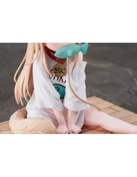 My Cat Is a Kawaii Girl Estatua PVC 1/6 Kinako Sitting Fish Ver. Deluxe Version 14 cm