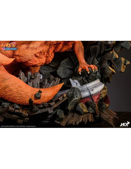 Naruto Shippuden Estatua 1/8 Battle of Destiny Namikaze Minato vs Kurama 59 cm