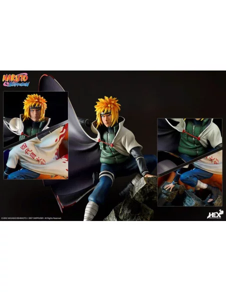 Naruto Shippuden Estatua 1/8 Battle of Destiny Namikaze Minato vs Kurama 59 cm