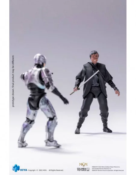 Robocop 3 Figuras 1/18 Robocop VS Otomo 10 cm