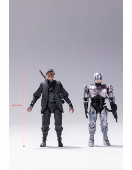 Robocop 3 Figuras 1/18 Robocop VS Otomo 10 cm