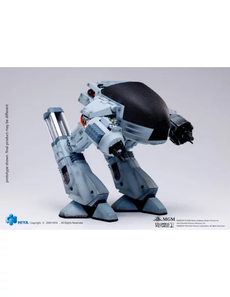 Robocop Figura con sonido Exquisite Mini 1/18 Battle Damaged ED209 15 cm