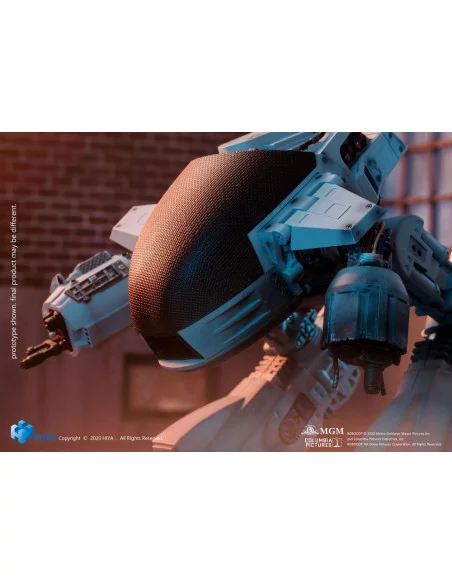 Robocop Figura con sonido Exquisite Mini 1/18 Battle Damaged ED209 15 cm