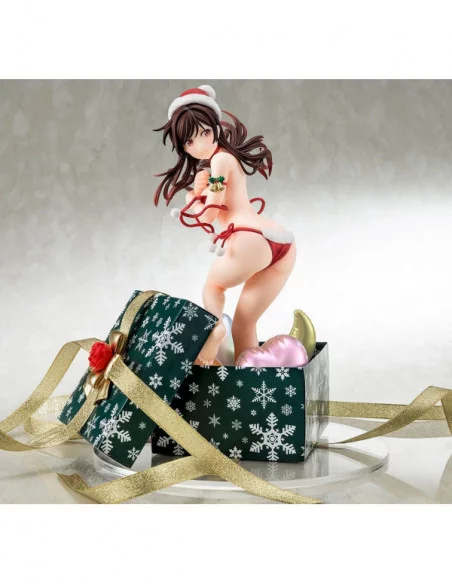 Rent-A-Girlfriend Estatua PVC 1/6 Mizuhara Chizuru in a Santa Claus Bikini De Fluffy 24 cm