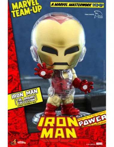 Marvel Comics Minifigura Cosbaby (S) Iron Man (The Origins Collection) 10 cm