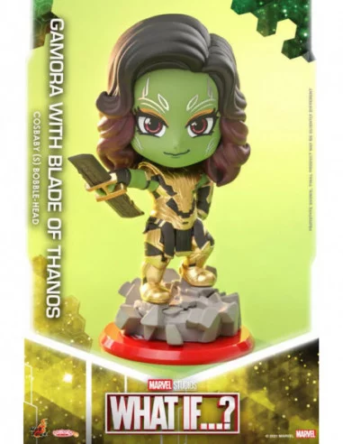 ¿Qué pasaría si...? Minifigura Cosbaby (S) Gamora (with Blade of Thanos) 10 cm