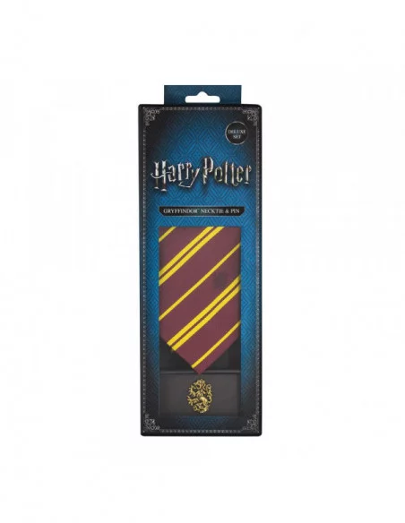 Harry Potter Set Deluxe de Corbata & Pin Gryffindor