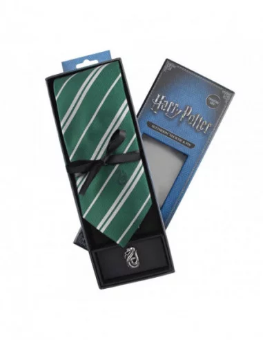 Harry Potter Set Deluxe de Corbata & Pin Slytherin