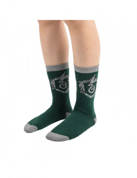 Harry Potter Pack de 3 Pares de calcetines Slytherin