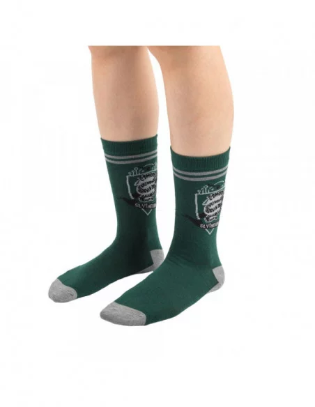 Harry Potter Pack de 3 Pares de calcetines Slytherin