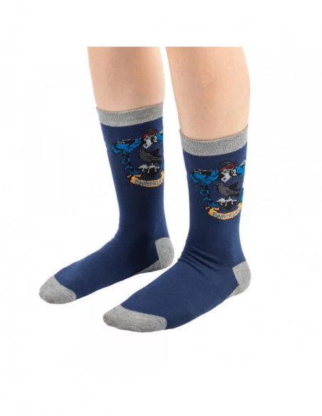 Harry Potter Pack de 3 Pares de calcetines Ravenclaw