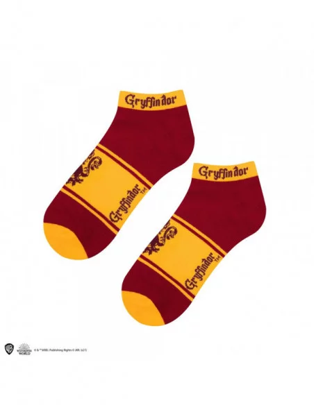 Harry Potter Pack de 3 Pares de calcetines tobilleros Gryffindor