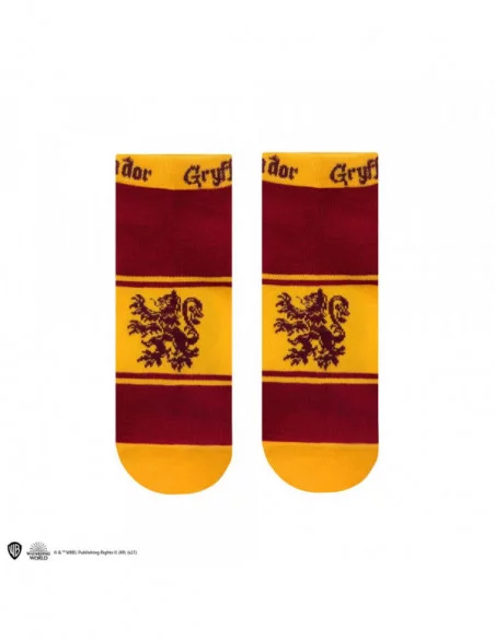 Harry Potter Pack de 3 Pares de calcetines tobilleros Gryffindor