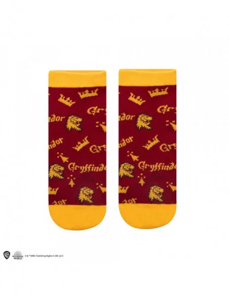 Harry Potter Pack de 3 Pares de calcetines tobilleros Gryffindor