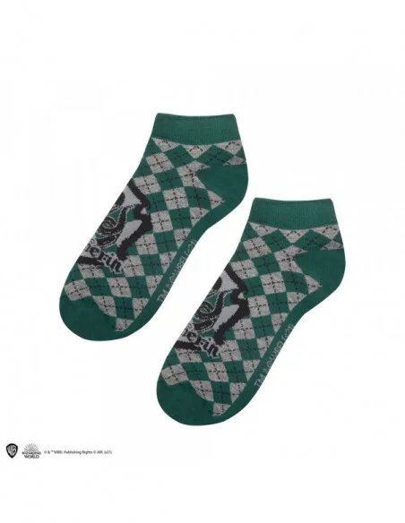 Harry Potter Pack de 3 Pares de calcetines tobilleros Slytherin