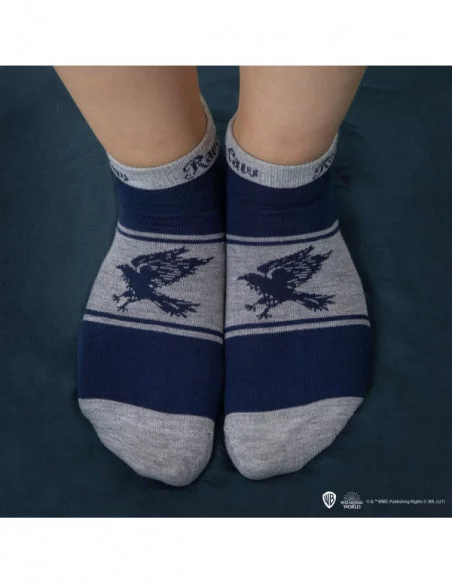 Harry Potter Pack de 3 Pares de calcetines tobilleros Ravenclaw