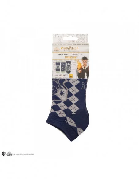 Harry Potter Pack de 3 Pares de calcetines tobilleros Ravenclaw