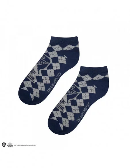 Harry Potter Pack de 3 Pares de calcetines tobilleros Ravenclaw