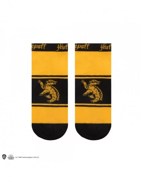 Harry Potter Pack de 3 Pares de calcetines tobilleros Hufflepuff