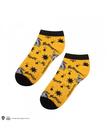 Harry Potter Pack de 3 Pares de calcetines tobilleros Hufflepuff